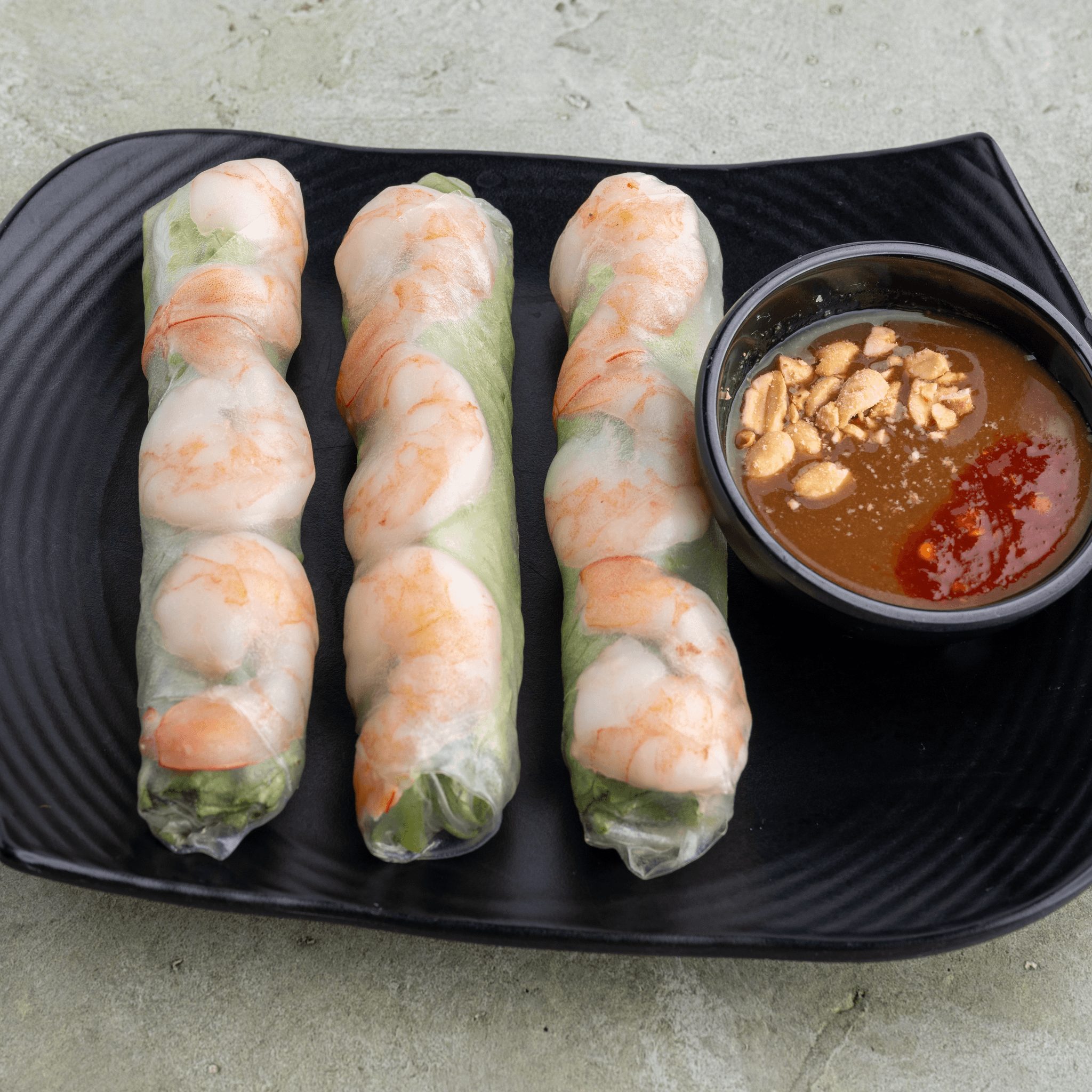 Shrimp Spring Rolls.