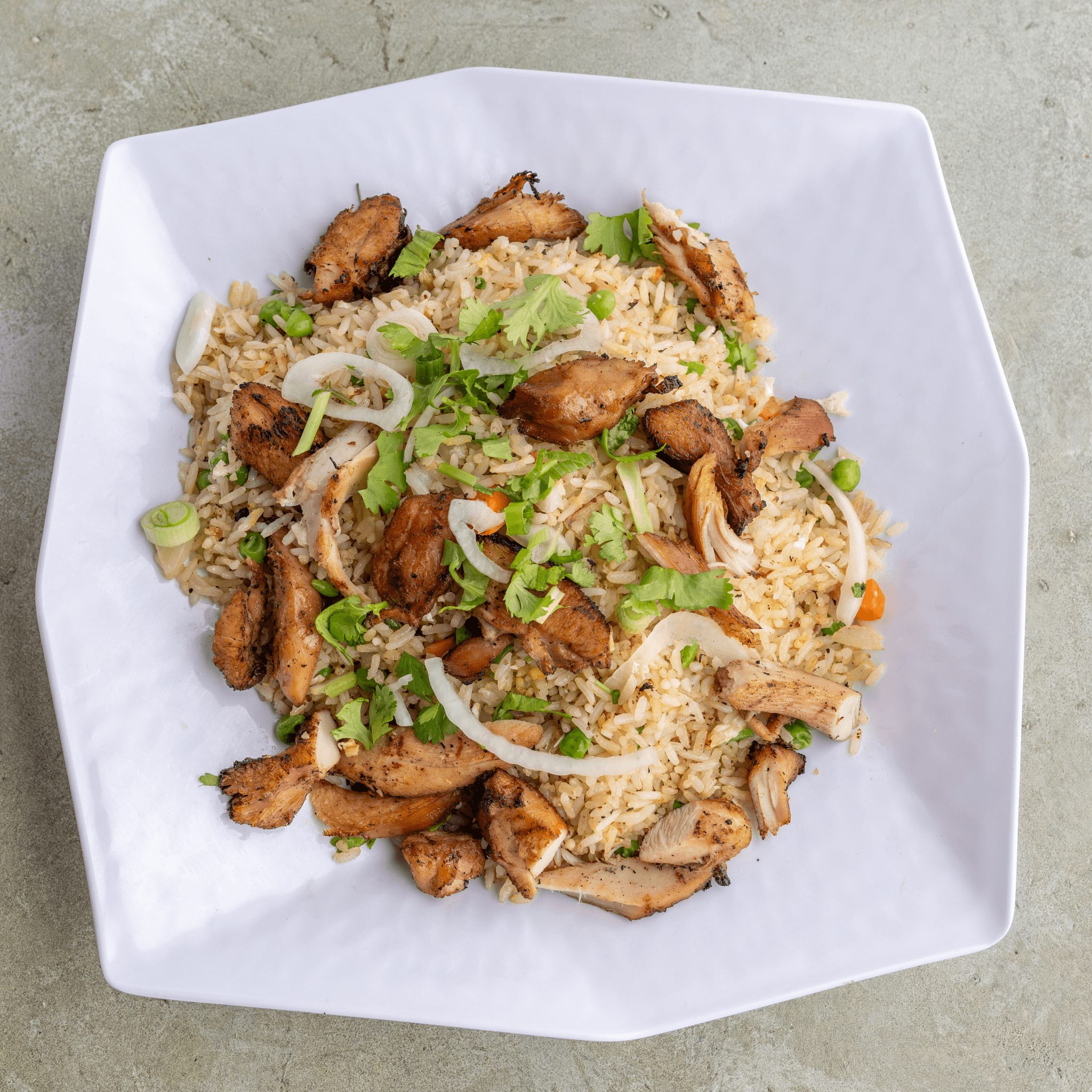 Chicken Fried Rice / Com Chien Ga.