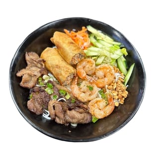Vermicelli Triple Combo Bowl / To Bun Cha Gio ++