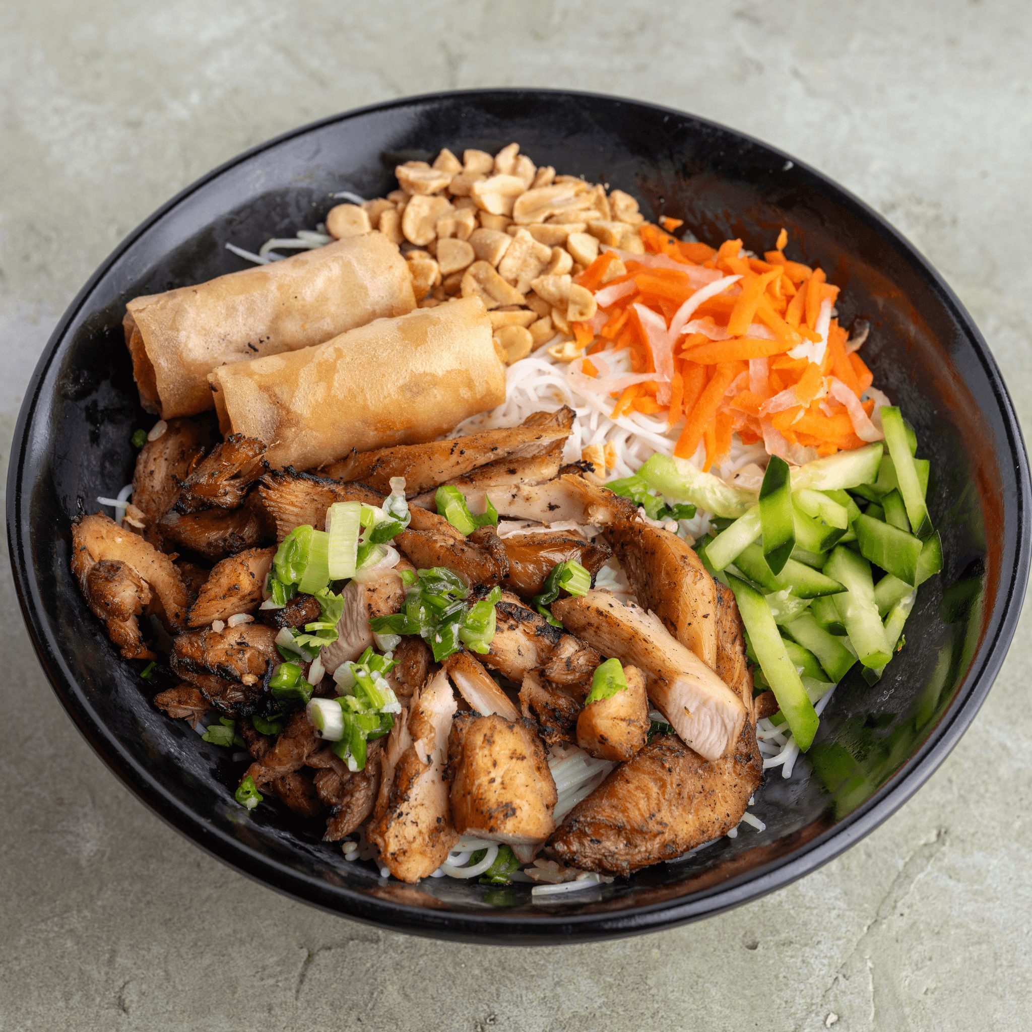 Double Combo Vermicelli Bowl (Grilled Chicken & Eggroll).